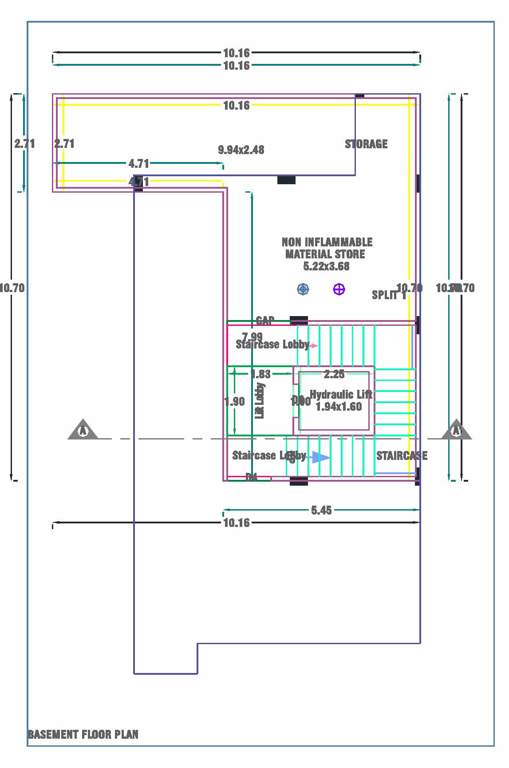  atharva posh ville Floor Plan Basement Floor Plan