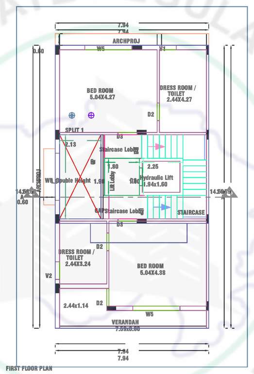  atharva posh ville Floor Plan First Floor Plan