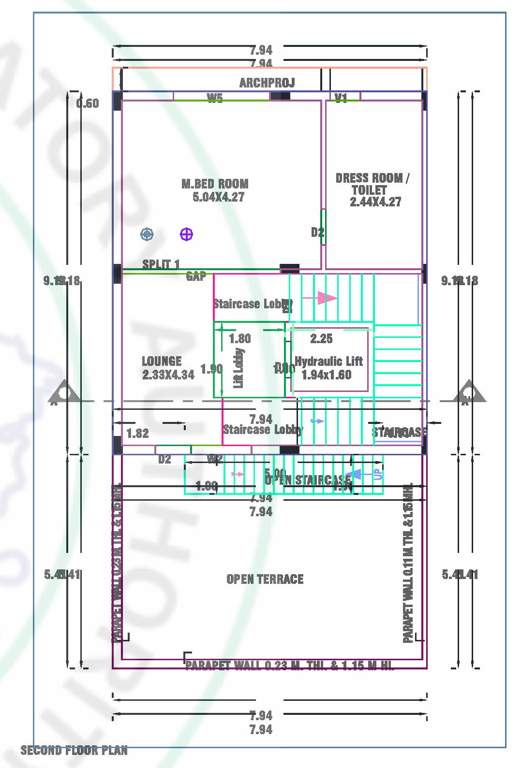  atharva posh ville Floor Plan Second Floor Plan