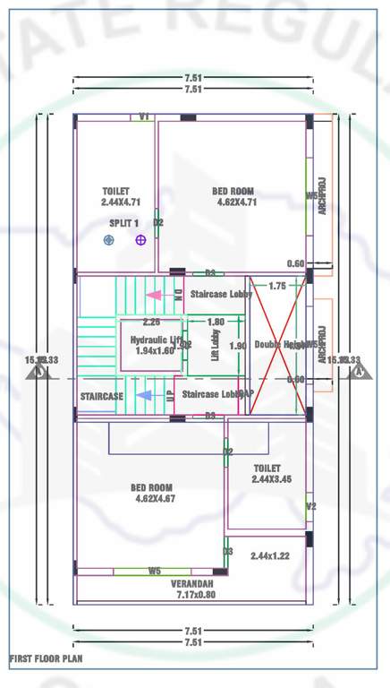  atharva posh ville Floor Plan First Floor Plan