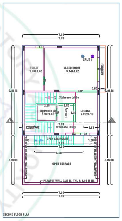  atharva posh ville Floor Plan Second Floor Plan