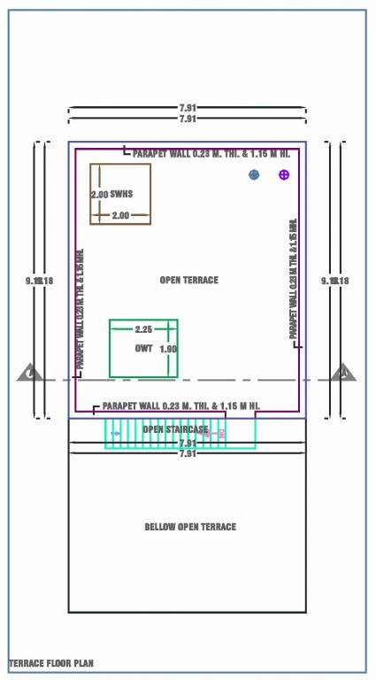 Terrace Floor Plan atharva posh ville Floor Plan Terrace Floor Plan