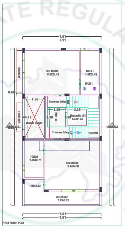  atharva posh ville Floor Plan First Floor Plan