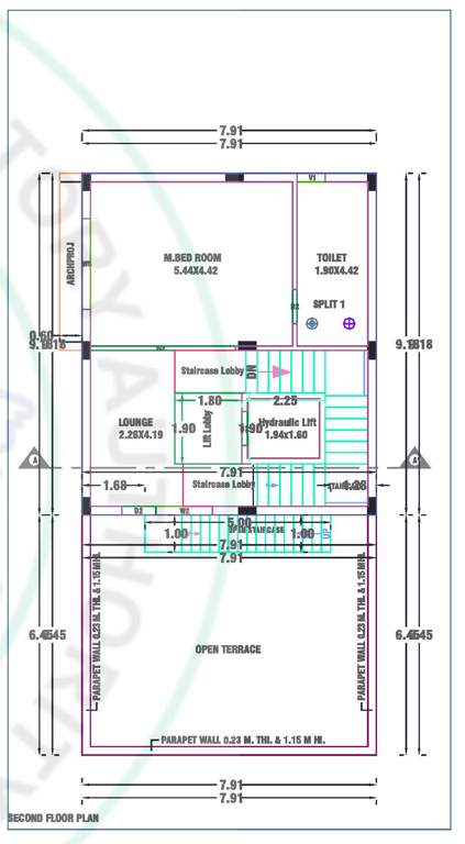  atharva posh ville Floor Plan Second Floor Plan