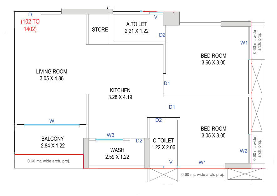 Floor Plan omkar heaven Floor Plan Floor Plan