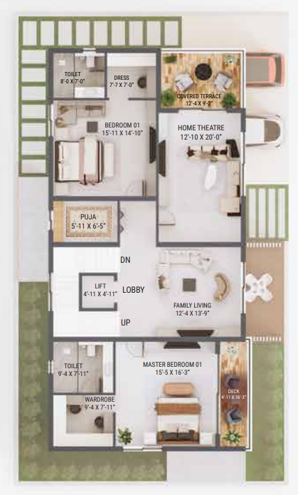  urban ranch Floor Plan First Floor Plan