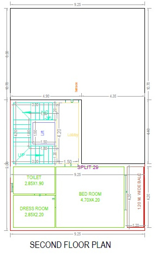 Second Floor Plan urban ranch Floor Plan Second Floor Plan