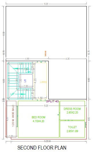 Second Floor Plan urban ranch Floor Plan Second Floor Plan