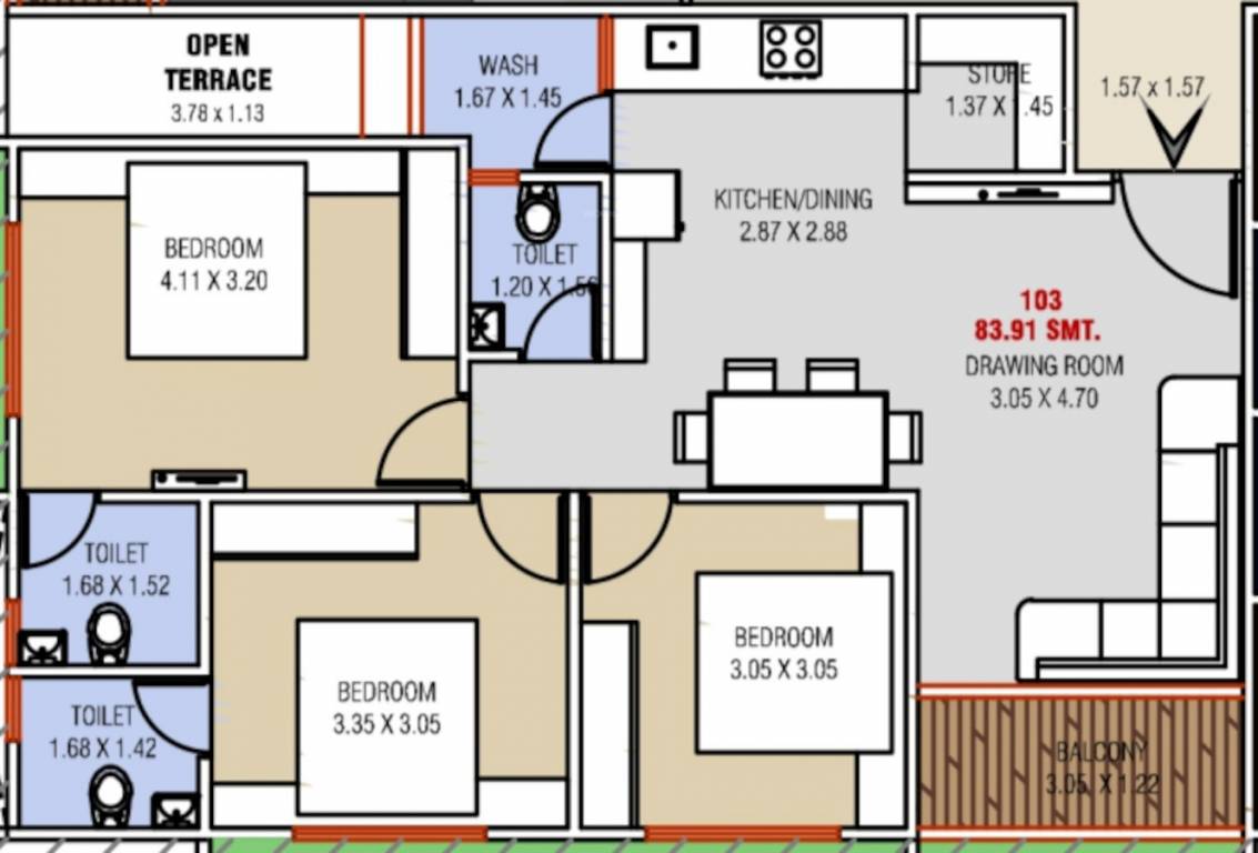 Floor Plan omkar lifestyle Floor Plan Floor Plan