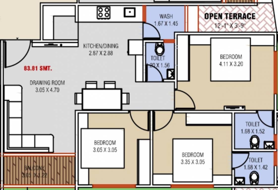 Floor Plan omkar lifestyle Floor Plan Floor Plan