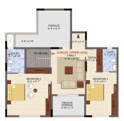 Upper Level Penthouse Plan  the-summit Floor Plan Upper Level Penthouse Plan