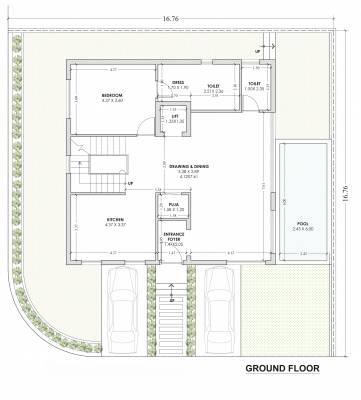  times-estate-phase-i Floor Plan Ground Floor Plan