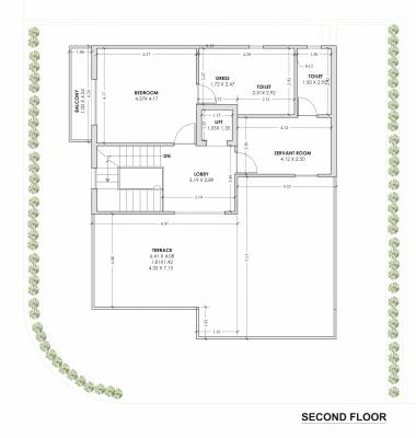  times-estate-phase-i Floor Plan Second Floor Plan