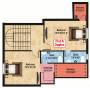 Upper Level Duplex Plan aadhira Floor Plan Upper Level Duplex Plan