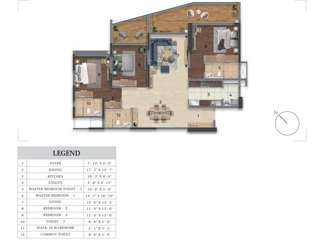 Floor Plan purva orient grand Floor Plan Floor Plan