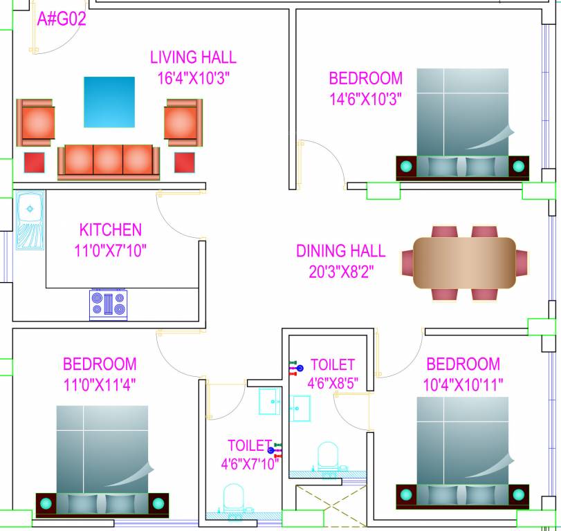 Floor Plan dwarikadhish residency Floor Plan Floor Plan