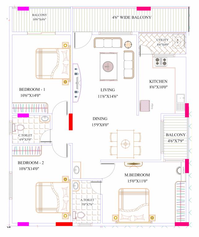 Floor Plan durgadevi enclave Floor Plan Floor Plan