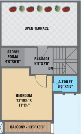 First Floor Plan modheshwari homes Floor Plan First Floor Plan