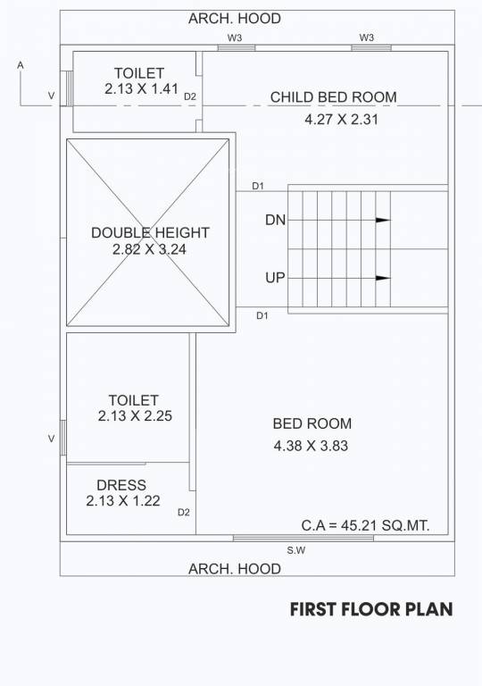 pushpak paradise Floor Plan First Floor Plan