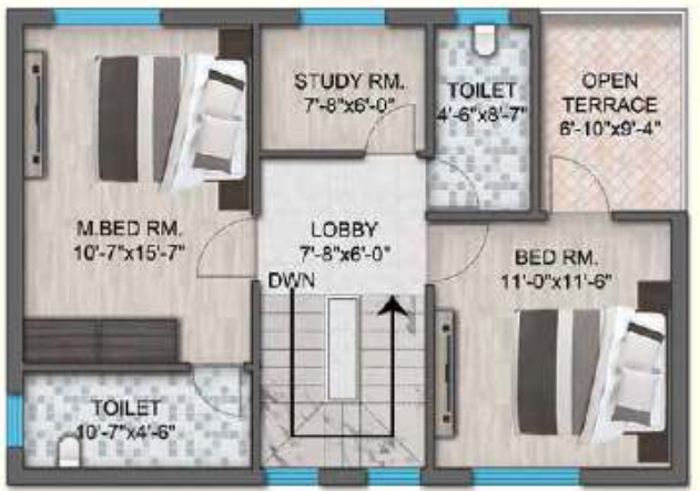  nand nagari Floor Plan First Floor Plan