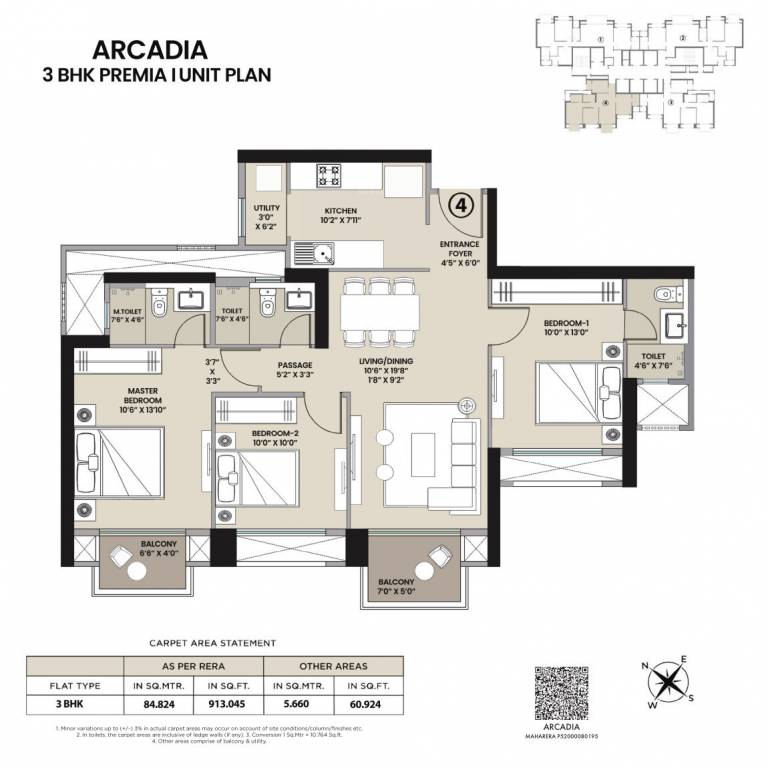  the arena hiranandani fortune city Floor Plan Floor Plan