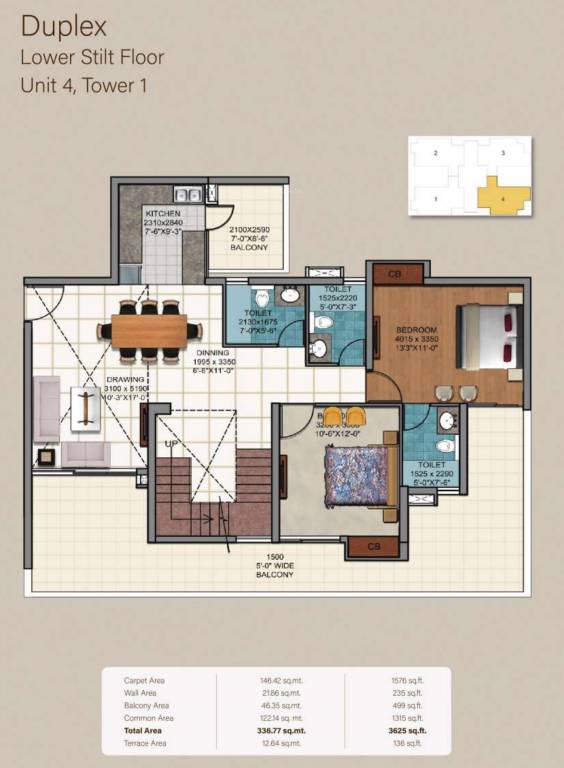  aigin royal phase 4 Floor Plan Lower Level Duplex Plan