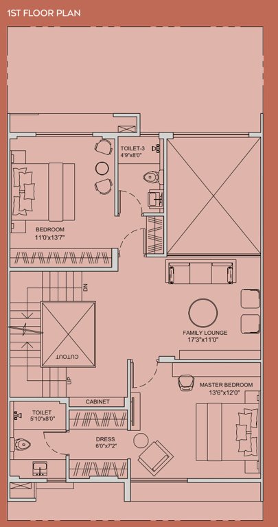  palm grove Floor Plan First Floor Plan
