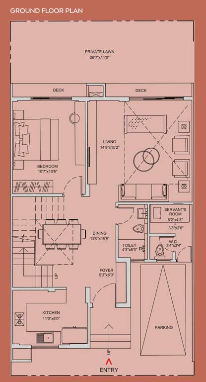  palm grove Floor Plan Ground Floor Plan