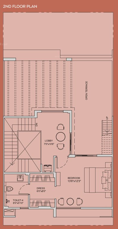  palm grove Floor Plan Second Floor Plan