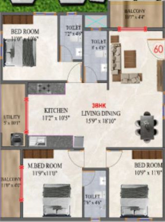 Floor Plan sahara grand Floor Plan Floor Plan