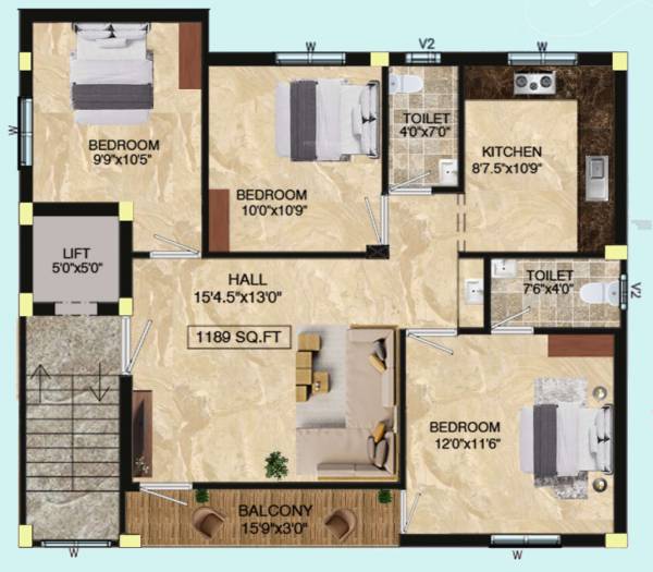  icf-colony Floor Plan Floor Plan