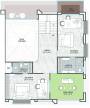 Upper Level Penthouse Plan  cilantra Floor Plan Upper Level Penthouse Plan