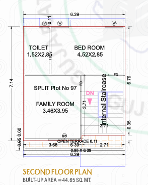 Second Floor Plan gajanan upvan Floor Plan Second Floor Plan