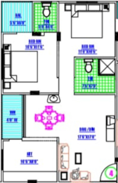  shrinath-sapphire Floor Plan Floor Plan