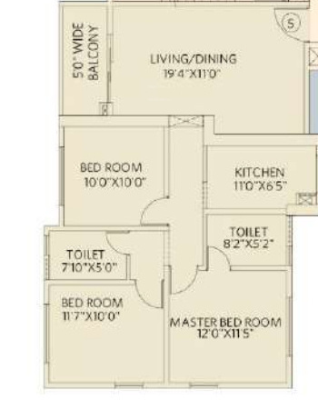 Floor Plan siddha suburbia Floor Plan Floor Plan