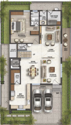  lacasa Floor Plan Ground Floor Plan