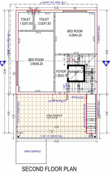  vrundavan-villa Floor Plan Second Floor Plan