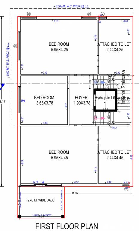  vrundavan villa Floor Plan First Floor Plan