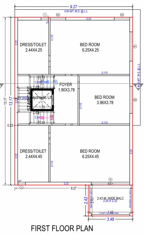 vrundavan villa Floor Plan First Floor Plan