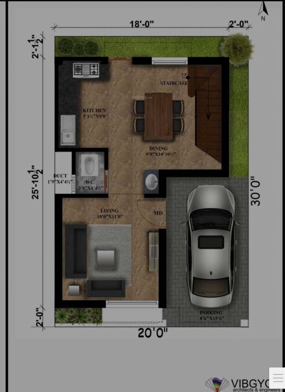  snd royal divine villas Floor Plan Ground Floor Plan