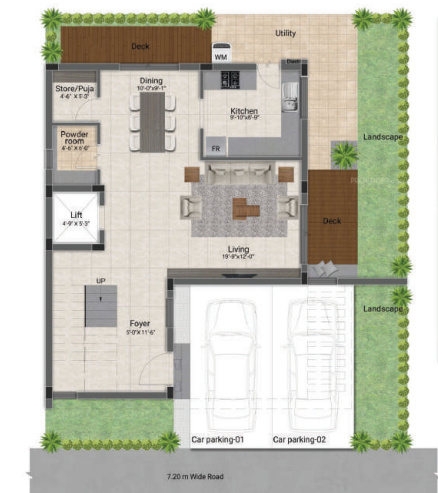  inara Floor Plan Ground Floor Plan