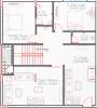 ornate Floor Plan Upper Level Duplex Plan