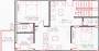  ornate Floor Plan Upper Level Duplex Plan