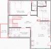 ornate Floor Plan Upper Level Duplex Plan