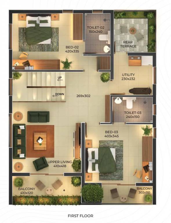 prithvi Floor Plan First Floor Plan