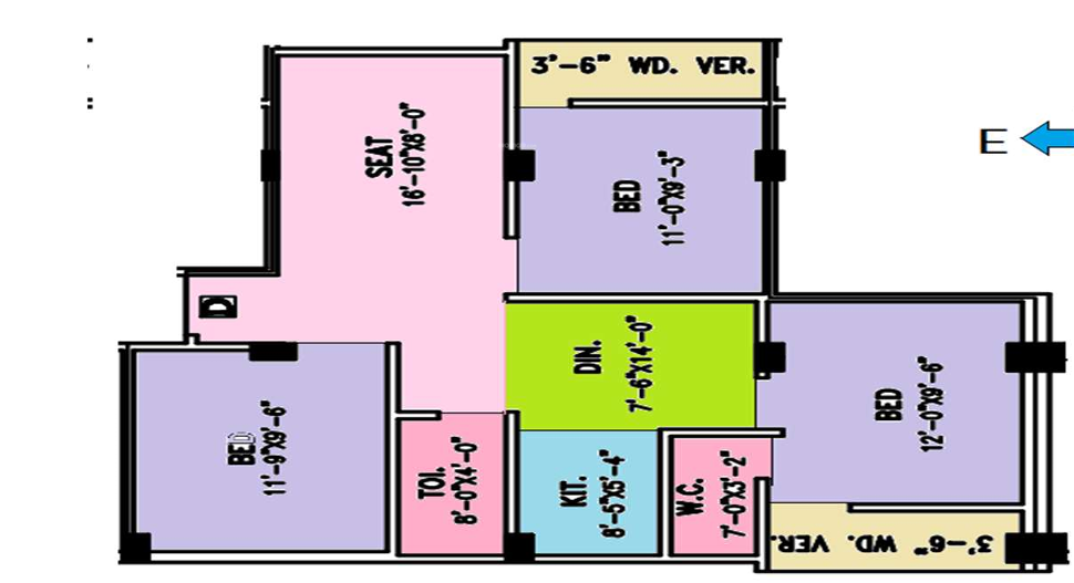  apartment Floor Plan Floor Plan
