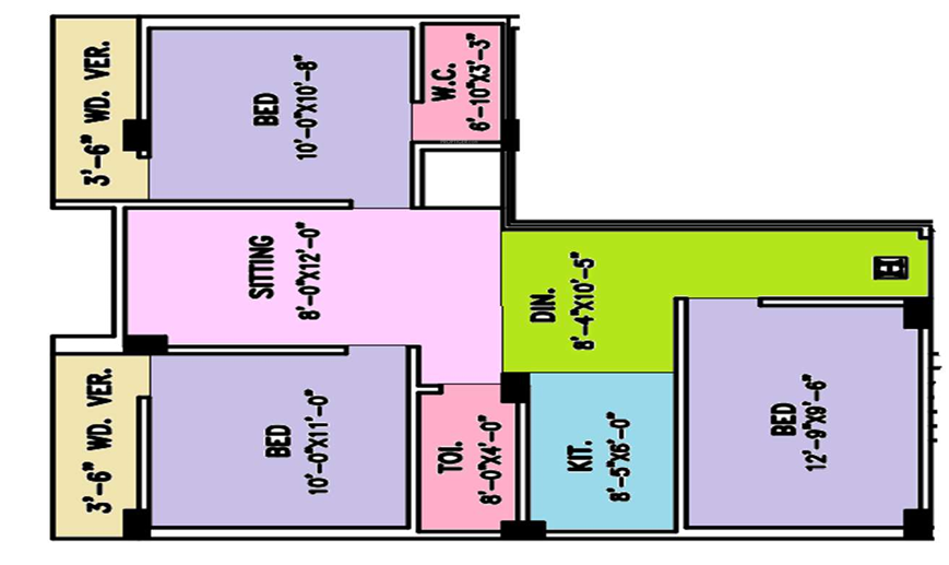  apartment Floor Plan Floor Plan