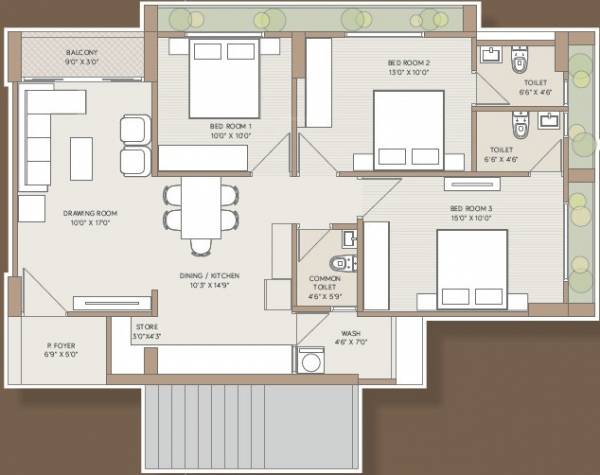  madhuram-prime Floor Plan Floor Plan