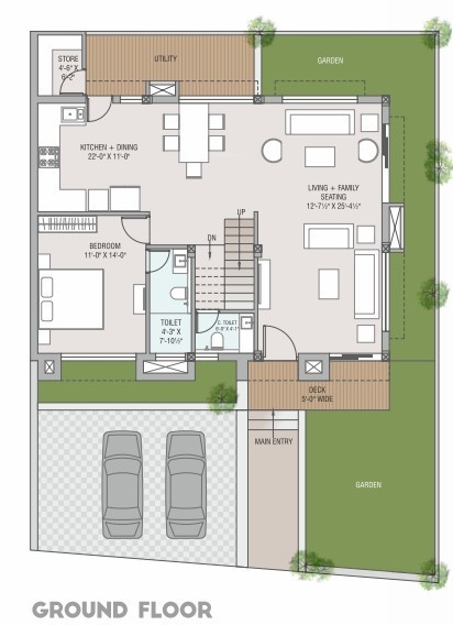  aurum villa Floor Plan Ground Floor Plan