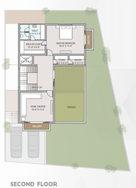 Second Floor Plan aurum villa Floor Plan Second Floor Plan